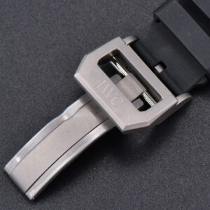 Big Pilot IW329701 Titanium M+F 43.8MM Black Dial Black Rubber Strap SEIKO 8N-24 - Image 5