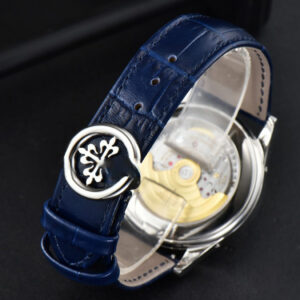 Complications 5396 38.5mm ZF Blue Dial Moonphase Stick Markers Black Leather Strap MY9015 - Image 10