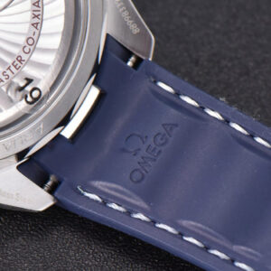 Aqua Terra 150M Master Chronometers VSF 41MM Dark Blue Dial Blue Hand Rubber Strap A8900 - Image 18