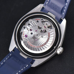 Aqua Terra 150M Master Chronometers VSF 41MM Dark Blue Dial Blue Hand Rubber Strap A8900 - Image 21
