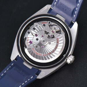 Aqua Terra 150M Seamaster VSF 41MM Gray Dial Blue Hands Blue Rubber Strap A8900 - Image 11