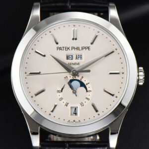 Complications 5396 38.5mm ZF White Dial Moonphase Stick Markers Black Leather Strap MY9015