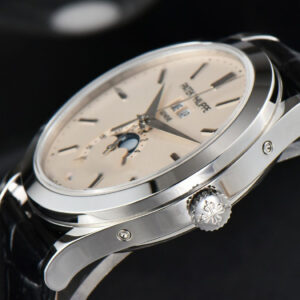 Complications 5396 38.5mm ZF White Dial Moonphase Stick Markers Black Leather Strap MY9015 - Image 8
