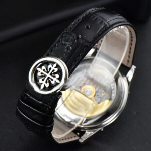 Complications 5396 38.5mm ZF Gray Dial Moonphase Stick Markers Black Leather Strap MY9015 - Image 2