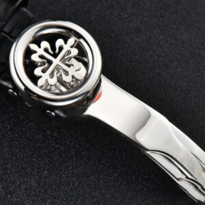 Complications 5396 38.5mm ZF Gray Dial Moonphase Stick Markers Black Leather Strap MY9015 - Image 7