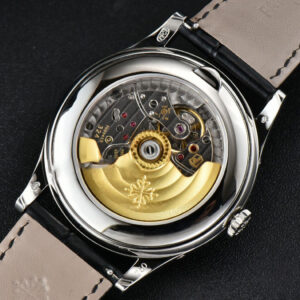 Complications 5396 38.5mm ZF Gray Dial Moonphase Stick Markers Black Leather Strap MY9015 - Image 15
