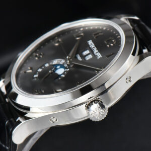 Complications 5396 38.5mm ZF Gray Dial Moonphase Stick Markers Black Leather Strap MY9015 - Image 22
