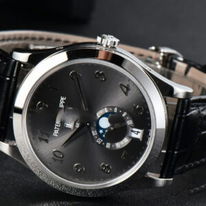 Complications 5396 38.5mm ZF Gray Dial Moonphase Stick Markers Black Leather Strap MY9015 - Image 24