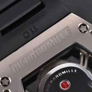 RM052 Skull Titanium Real Tourbillon 50mmx42mm JBF Skeleton Dial on Black Rubber Strap - Image 18