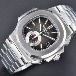 Nautilus 5980 40.5mm PPF Black Dial SS Bracelet A28-520 - Image 8