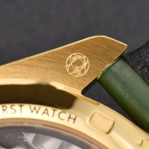 Speedmaster Moonwatch 42.5mm V6SF YG/Green Dial Green Rubber Strap Manual Chrono - Image 9