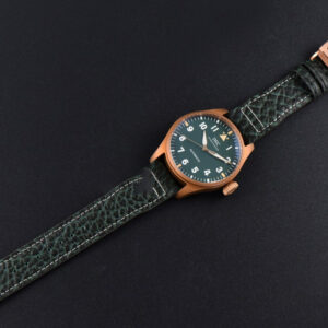 Big Pilot IW329702 Bronze M+F 43.8MM Green Dial Green Leather Strap SEIKO 8N-24 - Image 11