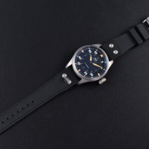 Big Pilot IW329701 Titanium M+F 43.8MM Black Dial Black Rubber Strap SEIKO 8N-24 - Image 9