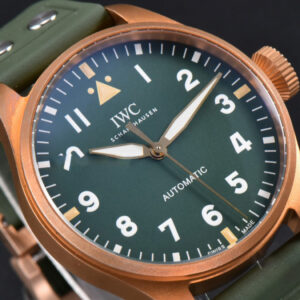 Big Pilot IW329702 Bronze M+F 43.8MM Green Dial Green Rubber Strap SEIKO 8N-24 - Image 20