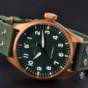 Big Pilot IW329702 Bronze M+F 43.8MM Green Dial Green Rubber Strap SEIKO 8N-24 - Image 21