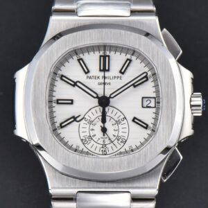 Nautilus 5980 40.5mm PPF White Dial SS Bracelet A28-520