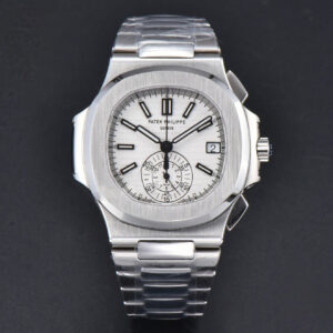 Nautilus 5980 40.5mm PPF White Dial SS Bracelet A28-520 - Image 10