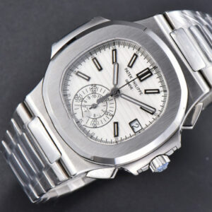 Nautilus 5980 40.5mm PPF White Dial SS Bracelet A28-520 - Image 11