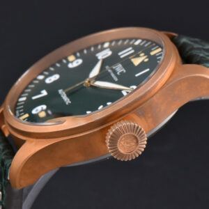 Big Pilot IW329702 Bronze M+F 43.8MM Green Dial Green Leather Strap SEIKO 8N-24 - Image 19