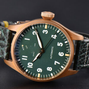 Big Pilot IW329702 Bronze M+F 43.8MM Green Dial Green Leather Strap SEIKO 8N-24 - Image 21