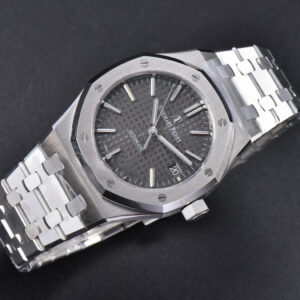 Royal Oak 15450 APSF 37MM Gray Textured Dial SS Bracelet A3120 - Image 22