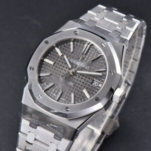 Royal Oak 15450 APSF 37MM Gray Textured Dial SS Bracelet A3120 - Image 23