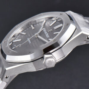 Royal Oak 15450 APSF 37MM Gray Textured Dial SS Bracelet A3120 - Image 30