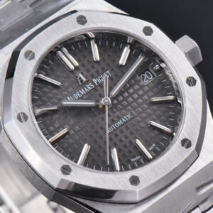 Royal Oak 15450 APSF 37MM Gray Textured Dial SS Bracelet A3120 - Image 31