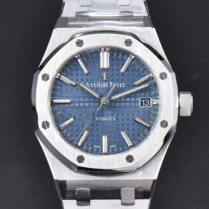 Royal Oak 15450 APSF 37MM Blue Textured Dial SS Bracelet A3120