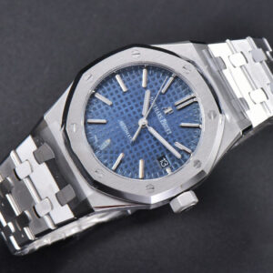 Royal Oak 15450 APSF 37MM Blue Textured Dial SS Bracelet A3120 - Image 23