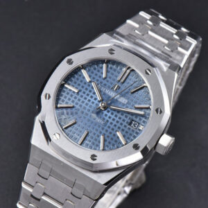 Royal Oak 15450 APSF 37MM Blue Textured Dial SS Bracelet A3120 - Image 24