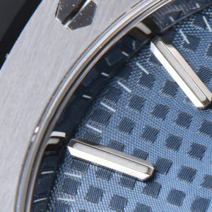 Royal Oak 15450 APSF 37MM Blue Textured Dial SS Bracelet A3120 - Image 25