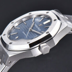 Royal Oak 15450 APSF 37MM Blue Textured Dial SS Bracelet A3120 - Image 31