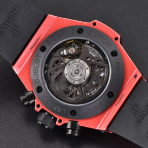 Big Bang Unico Red Magic 44mm ZF Ceramic Skeleton Dial Red Rubber Strap A1280 - Image 8