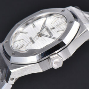 Royal Oak 37mm 15450 SS APSF White Textured Dial on SS Bracelet A3120 - Image 63