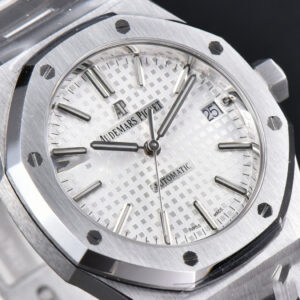 Royal Oak 37mm 15450 SS APSF White Textured Dial on SS Bracelet A3120 - Image 65