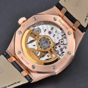 Royal Oak 15510 “50th Anniversary” APSF 41MM RG Black Dial Leather Strap SA4302 Super Clone - Image 19