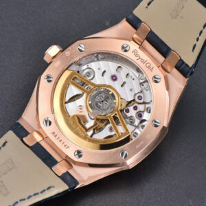 Royal Oak 15510 “50th Anniversary” APSF 41MM RG Blue Dial Leather Strap SA4302 Super Clone - Image 14