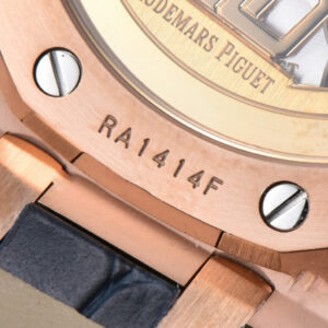 Royal Oak 15510 “50th Anniversary” APSF 41MM RG Blue Dial Leather Strap SA4302 Super Clone - Image 16