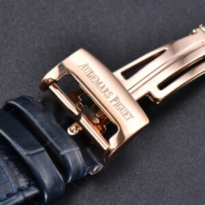 Royal Oak 15510 “50th Anniversary” APSF 41MM RG Blue Dial Leather Strap SA4302 Super Clone - Image 21