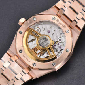 Royal Oak 15510 “50th Anniversary” APSF 41MM RG Blue Dial RG Bracelet SA4302 Super Clone - Image 14