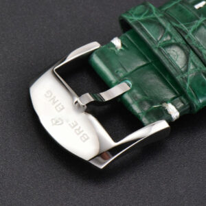 Navitimer 41mm TF Green Dial Green Leather Strap 2824 - Image 13
