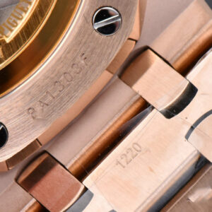 Royal Oak 15510 “50th Anniversary” APSF 41MM RG Black Dial RG Bracelet SA4302 Super Clone - Image 17