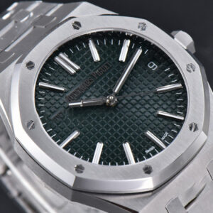 Royal Oak 15510 “50th Anniversary” APSF 41MM SS Green Dial SS Bracelet SA4302 Super Clone - Image 29
