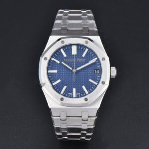 Royal Oak 15510 “50th Anniversary” APSF 41MM SS Blue Dial SS Bracelet SA4302 Super Clone - Image 23