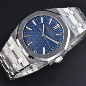 Royal Oak 15510 “50th Anniversary” APSF 41MM SS Blue Dial SS Bracelet SA4302 Super Clone - Image 24