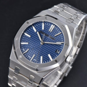 Royal Oak 15510 “50th Anniversary” APSF 41MM SS Blue Dial SS Bracelet SA4302 Super Clone - Image 25