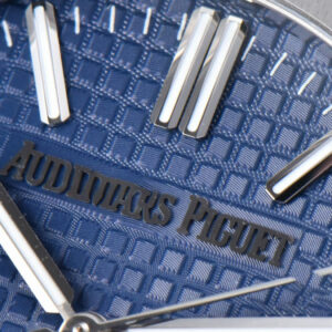 Royal Oak 15510 “50th Anniversary” APSF 41MM SS Blue Dial SS Bracelet SA4302 Super Clone - Image 29