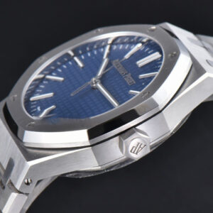 Royal Oak 15510 “50th Anniversary” APSF 41MM SS Blue Dial SS Bracelet SA4302 Super Clone - Image 31