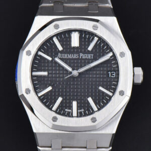 Royal Oak 15510 “50th Anniversary” APSF 41MM SS Black Dial SS Bracelet SA4302 Super Clone